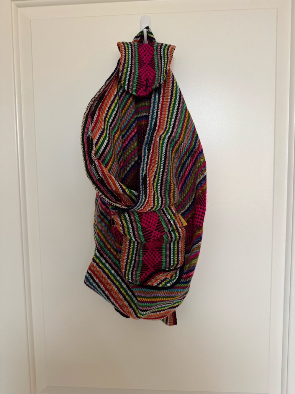 Multicolor Striped Boho Shoulder Bag